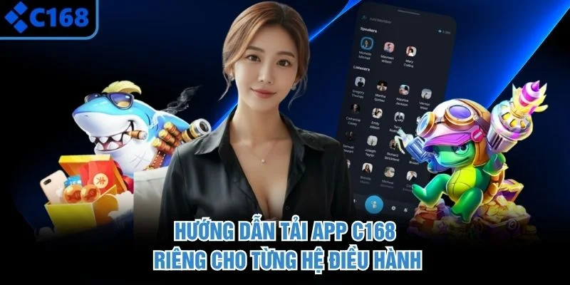 Hướng dẫn tải app C168 riêng cho từng hệ điều hành